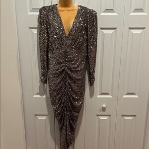 Elegant Sequin Evening Dress